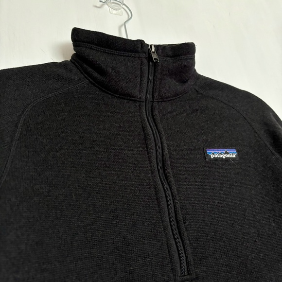 Patagonia Women’s Better Sweater Quarter Zip Fleece in Black Size Small Outdoor - Picture 4 of 14